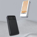 Dudao K6Pro 10000mAh Powerbank Hvit med USB-C og 10W effektivitet