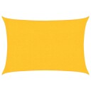  Solseil 160 g/m² rektangulær gul 2x2,5 m HDPE 311556