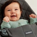 BabyBjörn Bliss Vippestol Vevet Klassisk Quilt Antrasitt