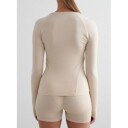 Aim'n Soft Basic Long Sleeve Beige XS