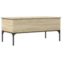  Salongbord sonoma eik 100x50x45 cm konstruert tre og metall 8721012479517