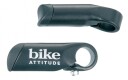 Bike Attitude Barends Dråpeformet 80 mm Sort