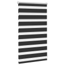 vidaXL Zebra Rullegardin 50 x 100 cm Svart