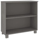 vidaXL Skjenk HAMAR lysegrå 85x35x80 cm heltre furu