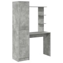  Skrivebord 2 pcs Betonggrå