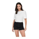 JDY Jdycarla Cathinka S/S Top Jrs Noos - White - L