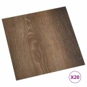  Selvheftende Gulvplanker 30,5 x 30,5 cm 20 pcs PVC