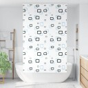  Dusjrullgardin med kassett 120x240 cm Stoffbredde 116 cm
