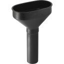 PP dryppkopp oval ø 40 mm 90 x 170 mm