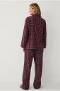 Ellos Collection   Pysjsett i flanell   Rød
