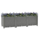 vidaXL Høybed 120x40x38 cm polypropylen