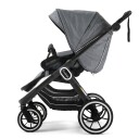 Emmaljunga NXT90F Black m/ Sittedel FLAT Lounge Grey