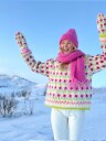 House Of Yarn Ir 05-03B Frost Skjerf (Soft)