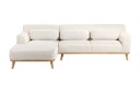 Bree Hjørnesofa 3 seter   Hvit/Lyst tre