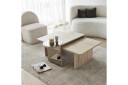 Dasina Sett med bord 105 cm - Travertin
