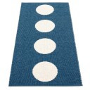 Pappelina Vera matte 70x150 cm ocean blue / vanilla