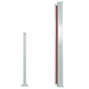 vidaXL Uttrekkbar sidemarkise 120 x 300 cm rød
