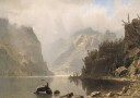 Western Landscape By Albert Bierstadt Plakat Plakat / 100x150cm