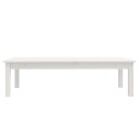 vidaXL Salongbord hvit 110x50x30 cm heltre furu