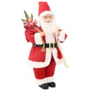 vidaXL Julenissefigur Rød 30 cm Polyester