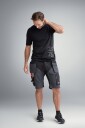 Snickers Workwear 6904 FlexiWork Arbeidsshorts stålgrå / svart Stålgrå/Svart, Klær