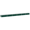 vidaXL Hevet Hagebed Grønn 480 x 40 x 24 cm kaldvalset stål