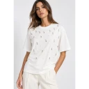 Twinset Dame Topper Hvit XS,