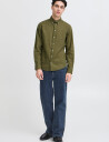 Casual Friday Cfanton 0053 Bd Ls Linen Mix Shirt - Khaki green - XL