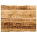  Bordplate naturlig kant 80x60x3,8 cm grovt heltre mangotre 370692
