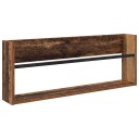 vidaXL Magasinreol Gammelt tre 80 x 12 x 30 cm Konstruert tre