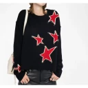 Zadig & Voltaire Dame Strikkevarer Svart XS,
