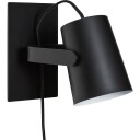 Ardent Vegglampe 17 cm Svart