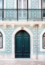 Lisbon Door Poster Plakat / 50x70cm