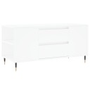vidaXL Salongbord hvit 102x44,5x50 cm konstruert tre