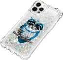 Trolsk Mobildeksel med Flytende Glitter Ugle (iPhone 12 Pro Max)