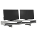  Skjermstativ betonggrå 100x27x15 cm konstruert tre
