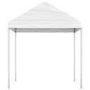 vidaXL Paviljong med tak hvit 11,15x2,28x2,69 m polyetylen