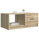  Kaffebord Sonoma eik 90 x 50 x 37 cm Konstruert tre