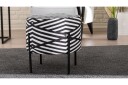 Flowery Sittepuff   Svart/Hvit
