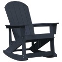  Hage lounge sett 3 pcs Marineblå Standard 38 x 38 x 46 cm HDPE
