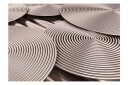 Fototapet Copper Spirals 100x70 - Finnes i flere størrelser