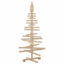 vidaXL Juletre av tre til pynt 120 cm heltre furu