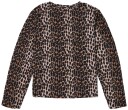 Luca &  Lola Elettra Langermet Topp Leopard 134-140