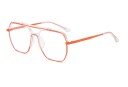 Briller FlyMe fra eo Selection Orange plast|Metall pilot Large