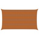 vidaXL Solskygge seil Oransje og Brunt 4 x 7 m 100% polyester Oxford