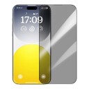 Baseus Diamond Herdet Glass Beskyttelse for iPhone 15 Plus med Privacy-filter