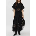 AllSaints Dame Skjørt Svart S,