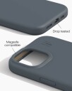 iDeal Of Sweden iPhone 15 Silicone Deksel - MagSafe Kompatibel - Midnight Blue