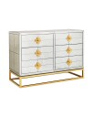 Delphine Dresser Brass