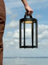 Firefly LED-lykt 30 cm aluminium sort